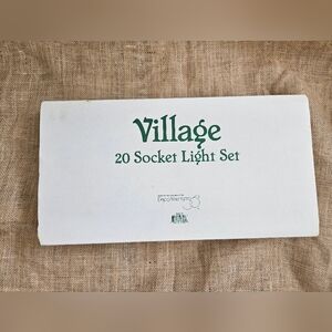 Department 56 Christmas Village Light Set 20 Socket for Your Holiday Village